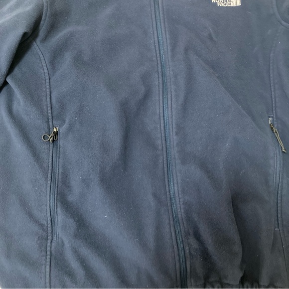 The North Face Windwall Fleece Jacket Water Resistant Blue L  Logo Embroidered - Picture 7 of 16